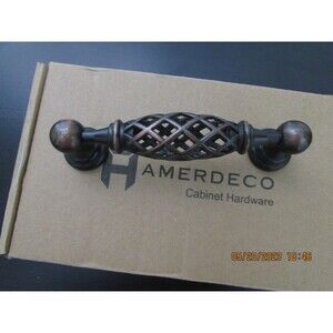 AMERDECO 8 PIECE CABINET PULLS DRESSER HANDLES WITH HARDWARE ZH0001 X002YKLOVT